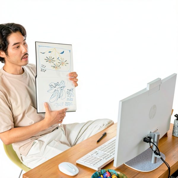 HP All in One Computer 238 Inch Touch Screen Adjustable-14