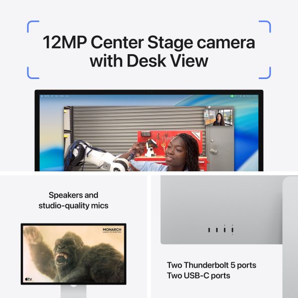 Apple Studio Display 5K Monitor with Pro Camera and Spatial-3