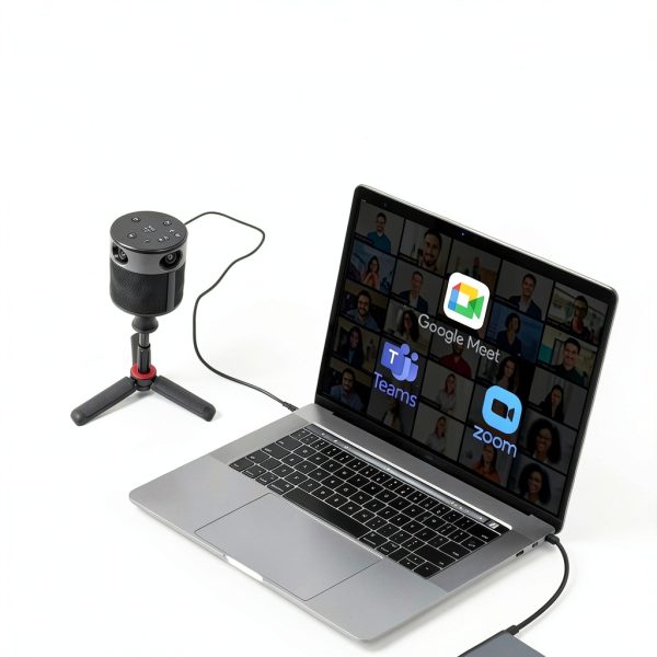 PANOCORE360 All in One Meeting Camera Black Gunmetal-6