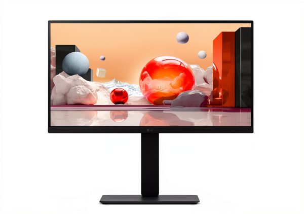 LG 24 Inch IPS Monitor with Webcam USB-C Connectivity-1