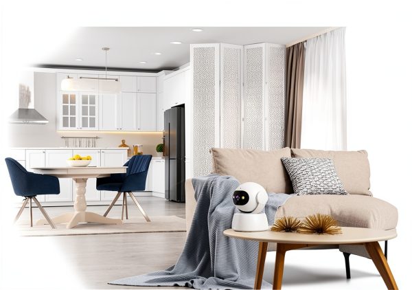 Cluzine 2K Security Camera Indoor PTZ Motion Tracking-3