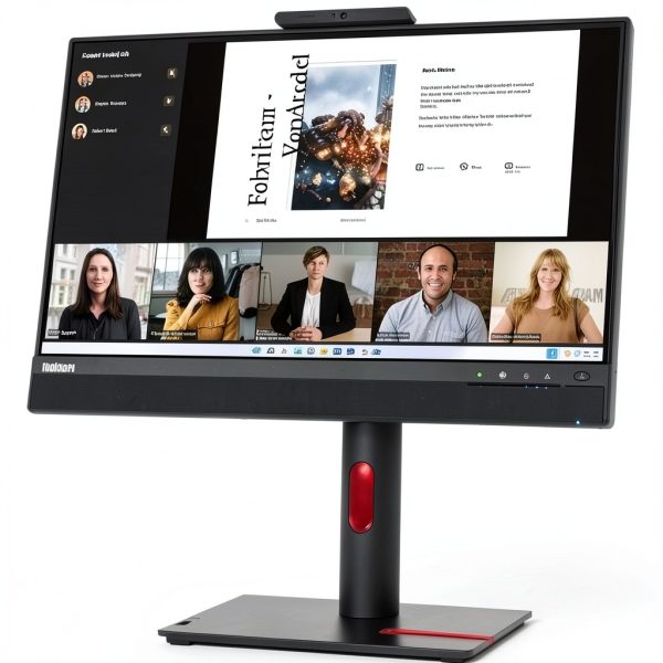 Lenovo ThinkCentre 22 Monitor Webcam Touchscreen IPS Display-0