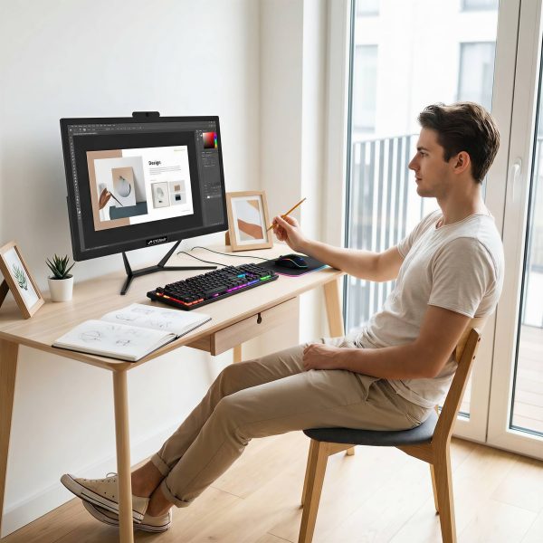 STGSivir All in One Desktop Computer 21.5 FHD i5 16GB RAM-3