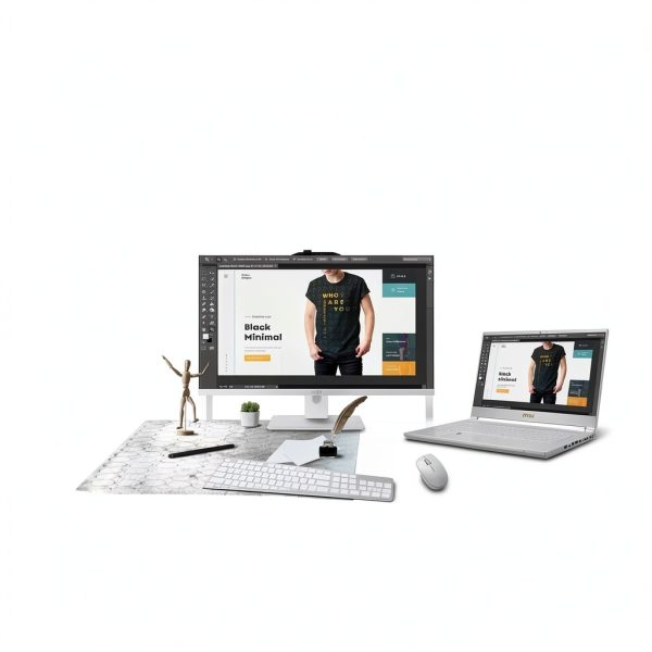 MSI Modern All In One Intel Core 7 32GB 1TB SSD White-11