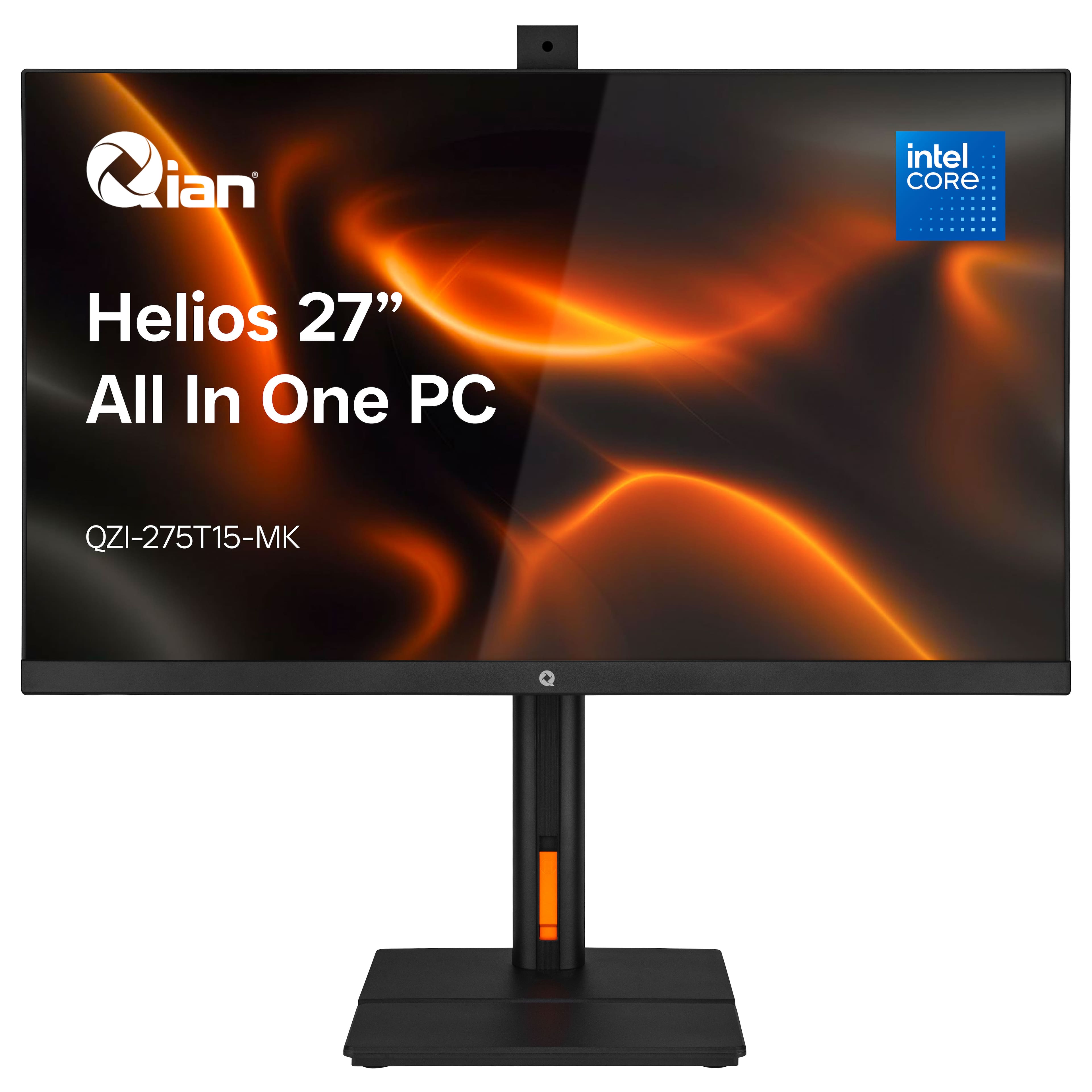 Qian Helios 27 All-in-One PC on a modern desk