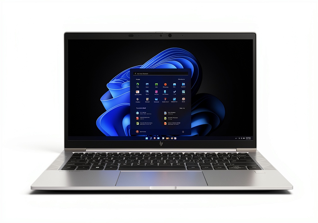 HP EliteBook 830 G8 laptop showing sleek silver design and 13.3-inch display