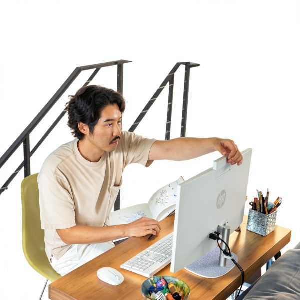 HP All in One Computer 238 Inch Touch Screen Adjustable-11